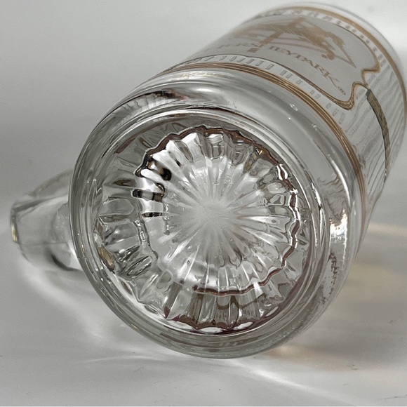 Vtg Hershey Park Carousel Horse Drinking Mug Glassware Barware Astar 22K Gold - Picture 6 of 14